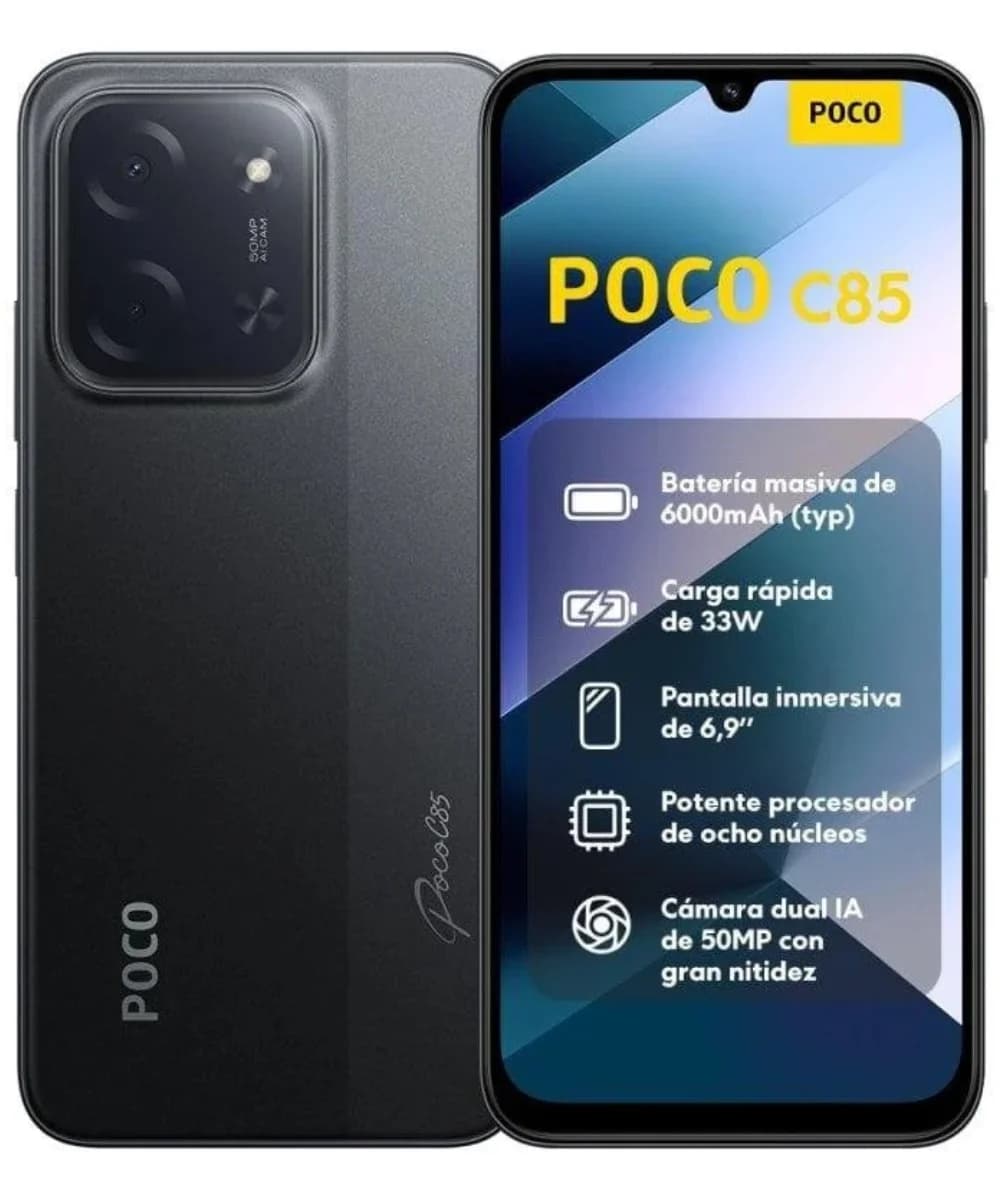 Xiaomi Poco C85 6.9" Dual SIM 6GB/128GB Black