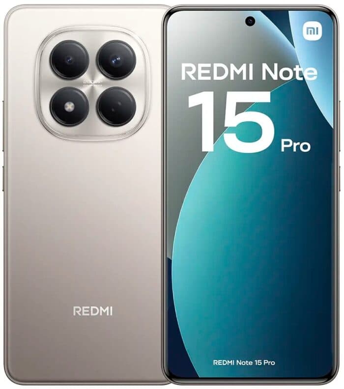 Xiaomi Redmi Note 15 Pro 4G 6.77" Dual SIM 8GB/256GB Titanium