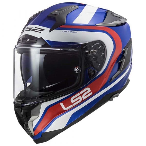 LS2 Capacete Ff327 Challenger Fusion / Blue Red - XXS