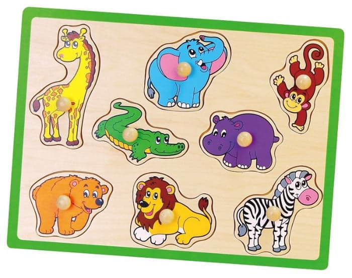 Puzzle Viga Animais selvagens