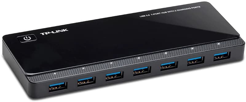 Hub USB TP-Link 7 Portas USB 3.0 2x 2.4A Smart Charging