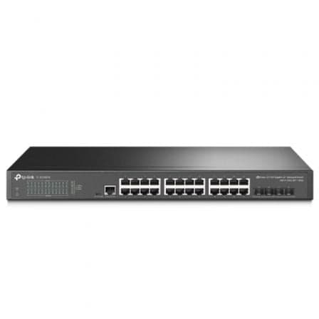 Tp-link Switch gerenciado JetStream 24 Portas Gigabit L2+ com 4 slots SFP+ de 10GE