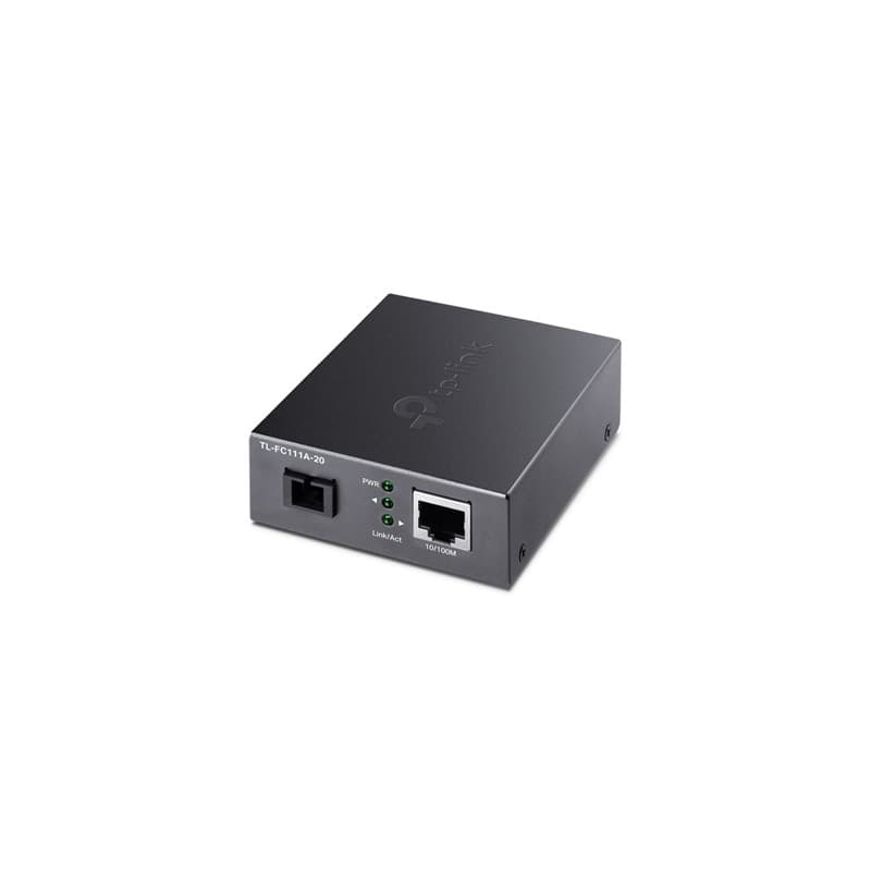 TP-Link Conversor TL-FC111A-20 10/100 Mbps RJ45 p/ 100 Mbps Single-mode SC WDM Bi-Directional Fiber