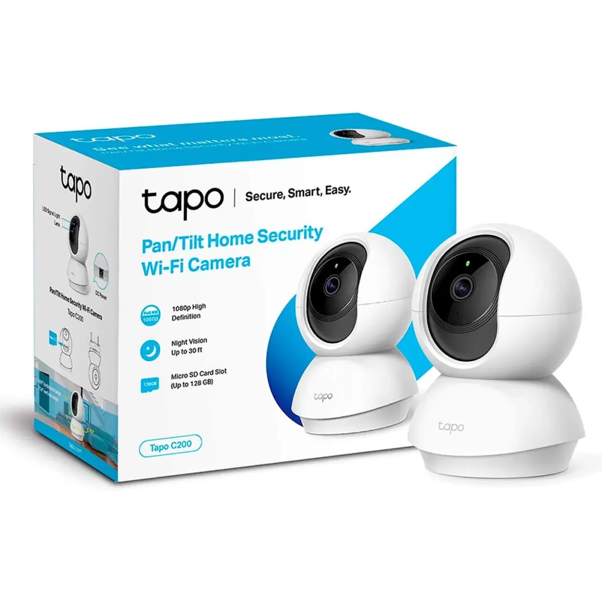 Câmara de Segurança TP-Link Tapo C200 FHD Wi-Fi