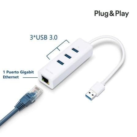 TP-Link Adaptador de Rede USB 3.0 para RJ45 - UE330