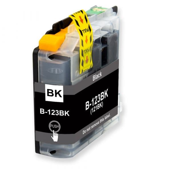 Tinteiro Brother LC121/LC123 Black Compatível