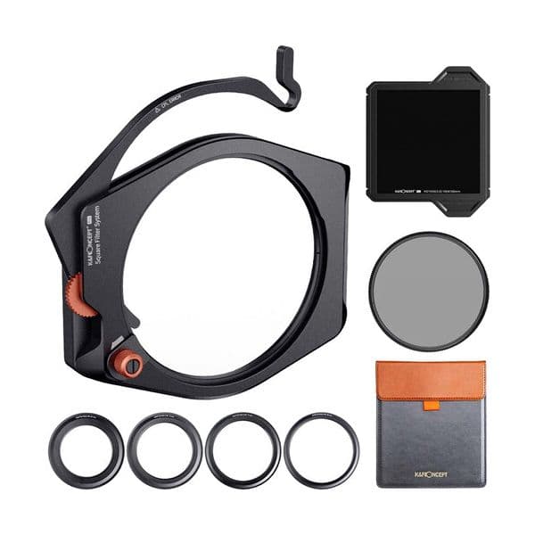 K&f Concept Kit Porta-Filtros + CPL + ND1000 + 4 Anéis