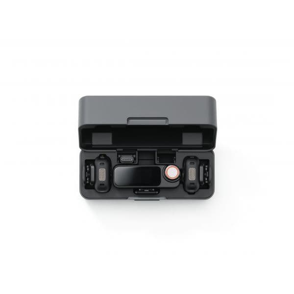 DJI Microfone Sem Fios Mic 3 (2 TX + 1 RX + Estojo de carregamento)
