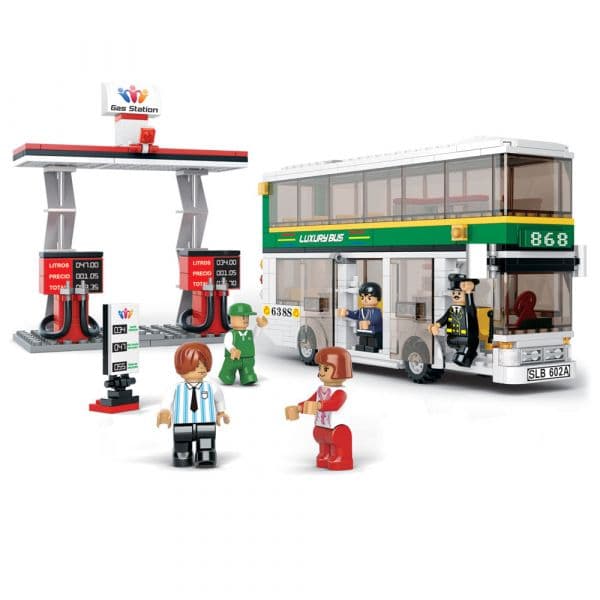 Sluban Town Bus Set Autocarro 2 Andares 403 Peças - SL0331