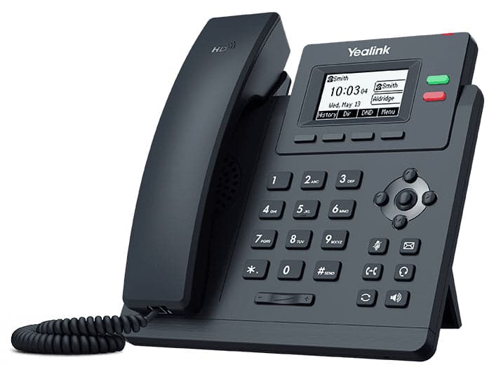 Yealink Telefone SIP-T31 c/ PSU Preto