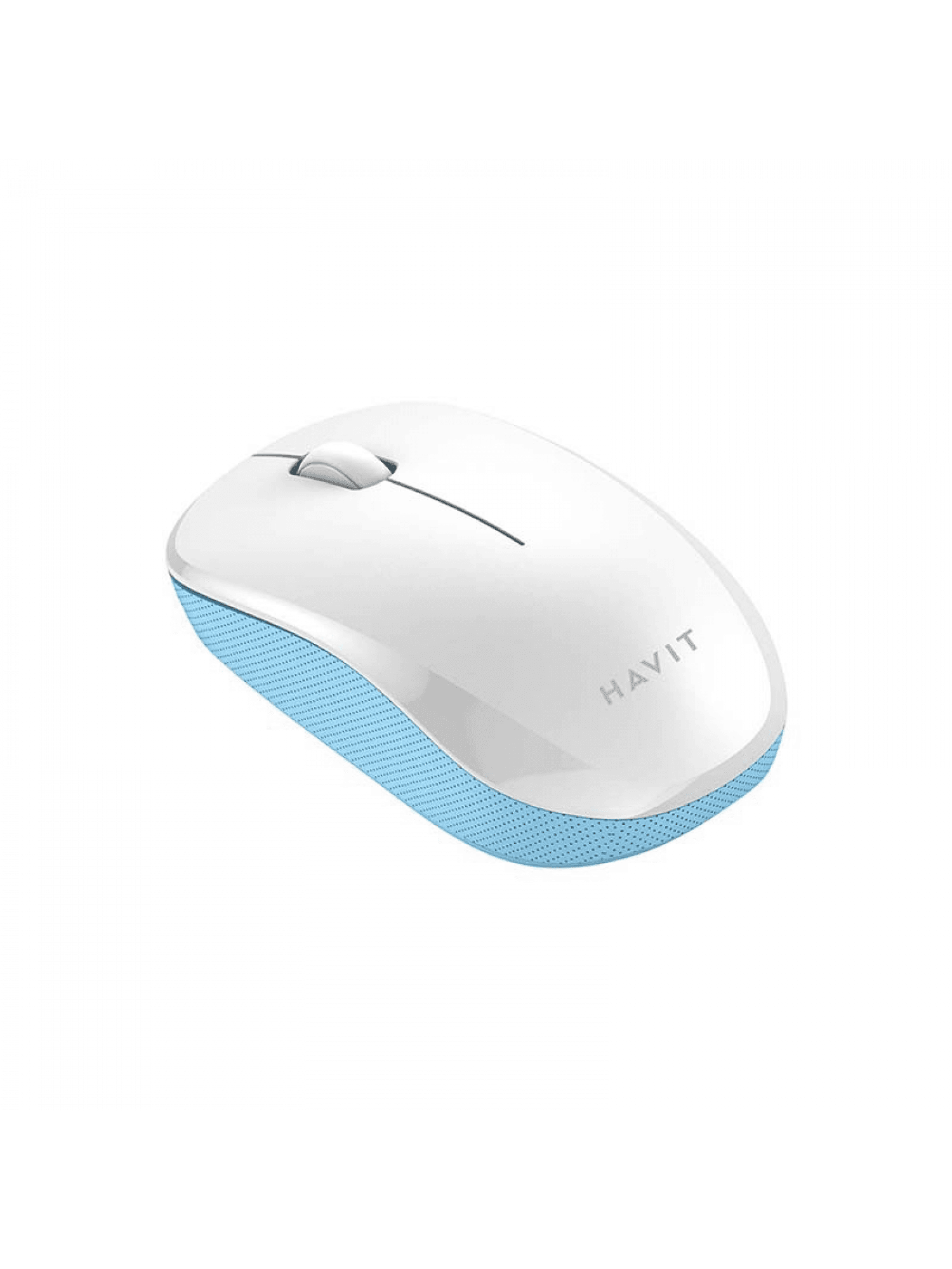 RATO UNIVERSAL SEM FIO HAVIT MS66GT-WB (BRANCO E AZUL)