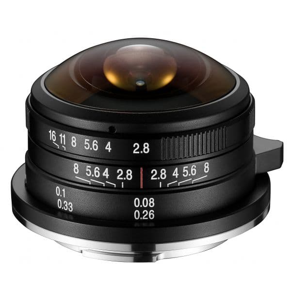 Objetiva Laowa 4mm f/2.8 Fisheye para Micro 4/3