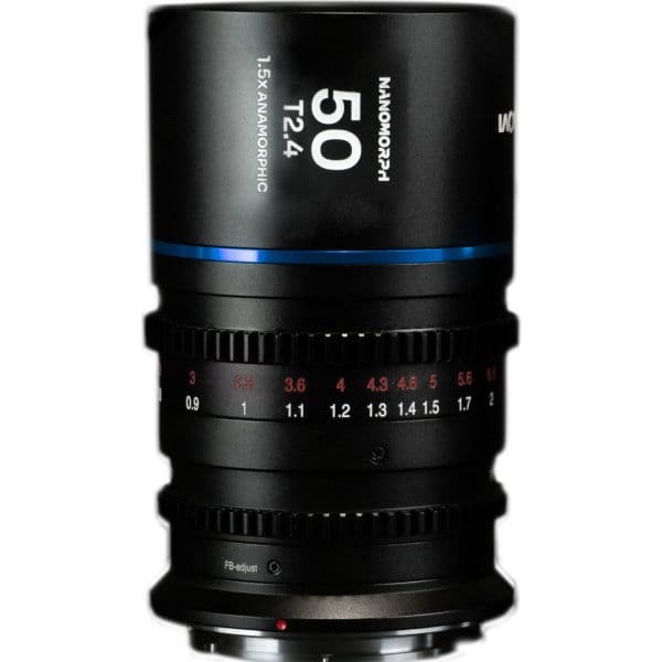 Objetiva LAOWA 50mm T2.4 1.5X S35 Anamórfica (Blue) Nikon Z - LAOWA1180210