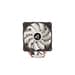 ABYSM Snow IV Processador Cooler 12 cm Preto, Branco