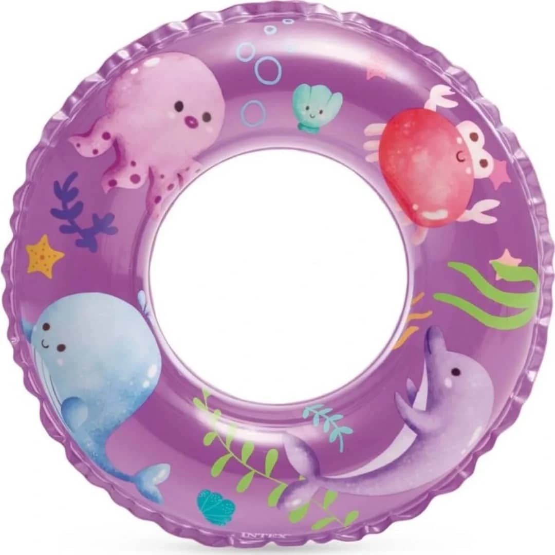 Bóia de Criança com Desenhos 61cm Intex