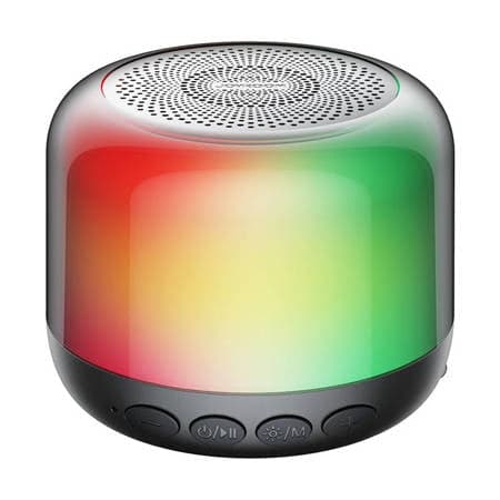Coluna Wireless JoyRoom RGB Transparente / Preto