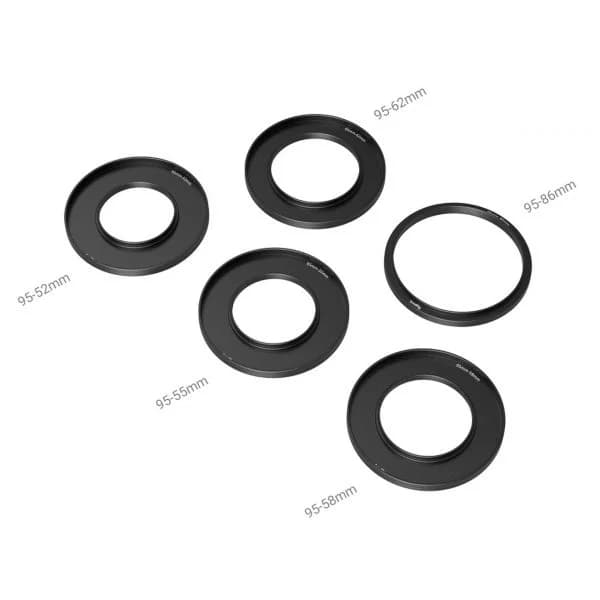 SMALLRIG 3383 Kit Anel de Adaptação Para 52/55/58/62/86-95mm