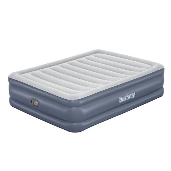 Bestway Colchão Insuflável de Viagem com Bomba de Ar Incorporada Tritech Queen 2,03M x 1,52M x