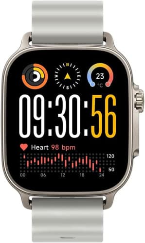 Realme Watch 5 Smartwatch AMOLED 1.97″ GPS NFC – Prateado