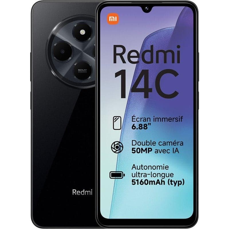 Xiaomi Redmi 14C 6.88" Dual SIM 4GB/128GB Midnight Black