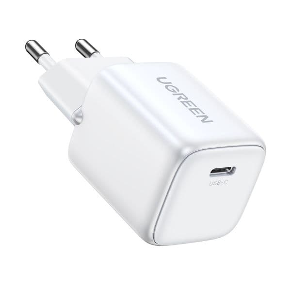 UGREEN Carregador UGREEN CD319 Nexode Mini 30W PD 3.0 GaN USB Type-C Branco - 15326