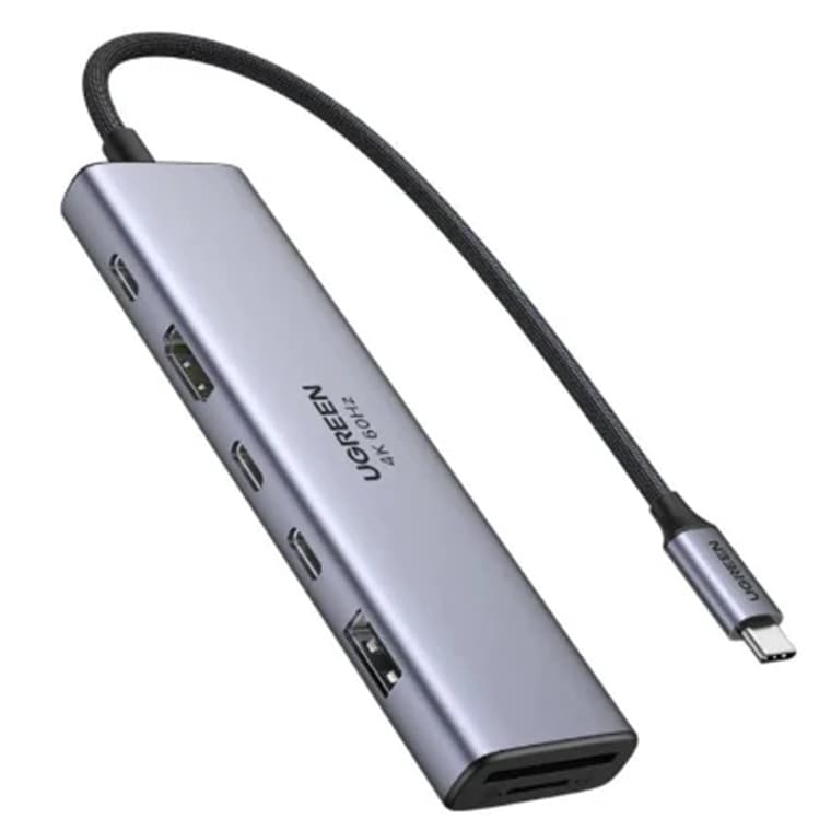 Ugreen UG45521 Hub USB-C 7-em-1 HDMI 4K@60Hz USB 3.2 PD 100W