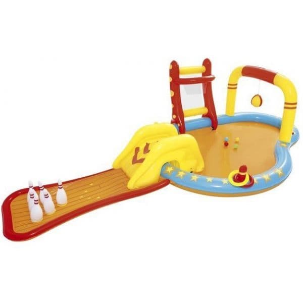 Bestway Piscina Insuflável Infantil Lil Champ Play Center 435 x 213 x 117 cm