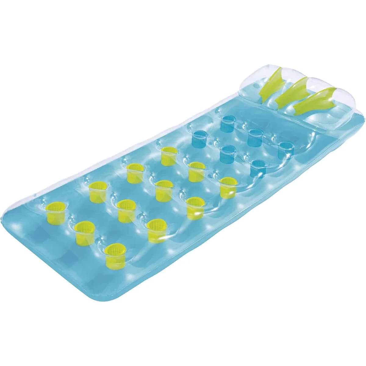 Colchão de Copos Insuflável Colorido com Almofada Bestway
