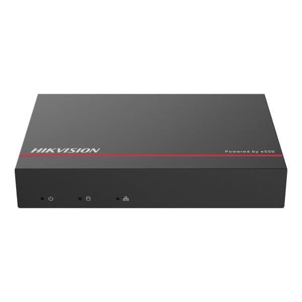 Hikvision Gravador NVR DS-E04NI-Q1/4P(SSD 1T) 4 Canais PoE 4 MP Preto