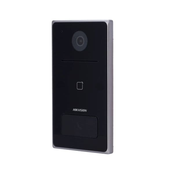 Hik Vision Vídeo Porteiro IP Villa door 2MP WiFi PoE 1 Botões c/Abertura Cartão MF 1 Relés Superfície IP65