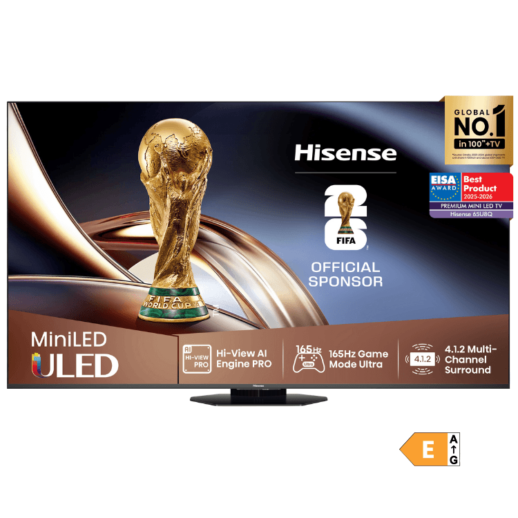 Televisão Hisense 55U8Q 55" QD Mini LED UltraHD 4K VIDAA