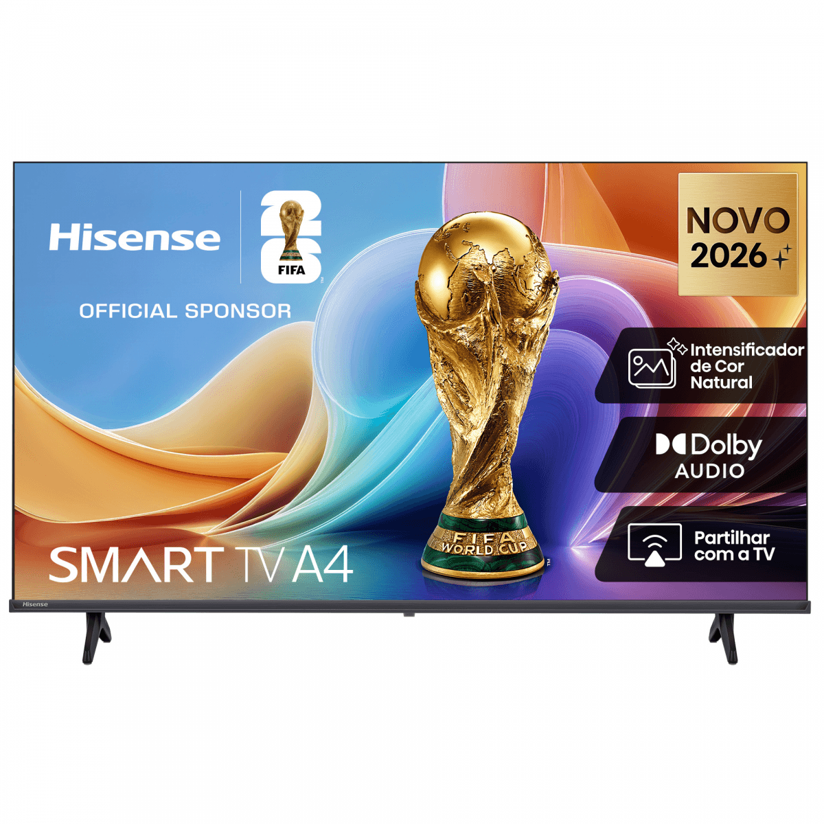 TV Hisense 40" 40A4S Direct LED Smart TV Full HD