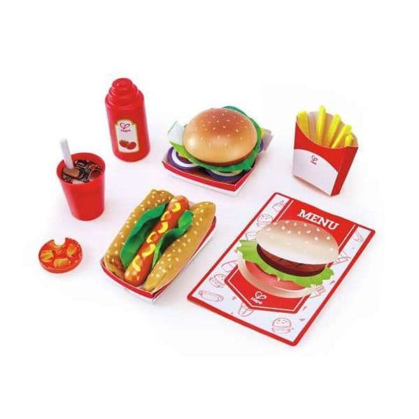 Hape Toys Conjunto de Comida Rápida