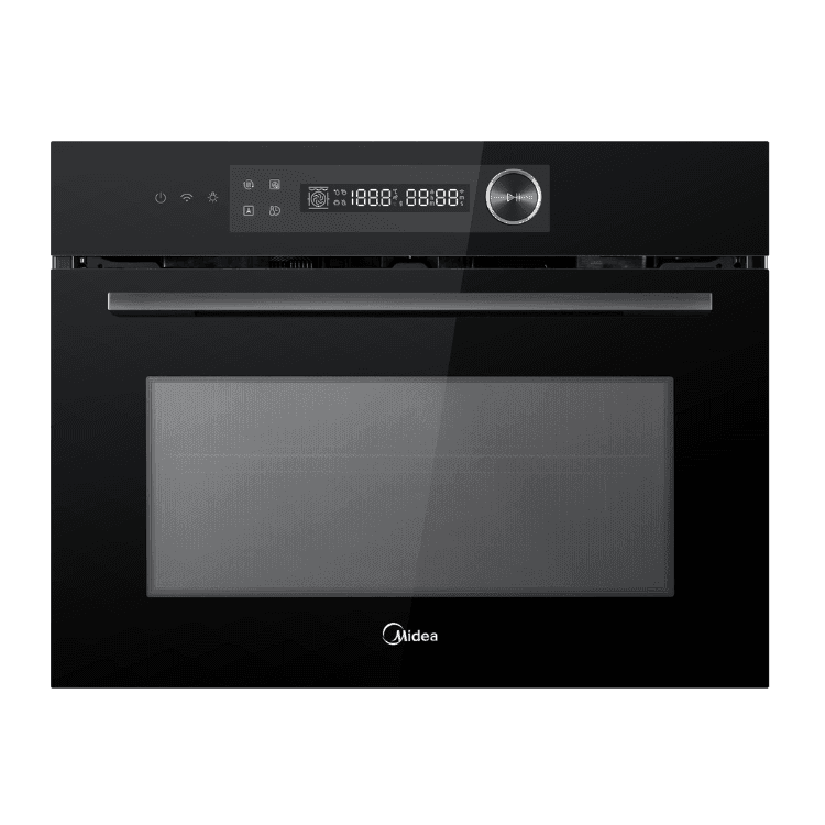 Forno Multifunções de Encastre c/ Microondas Midea MCOTV950E4MO-BK 50L 3000W+900W