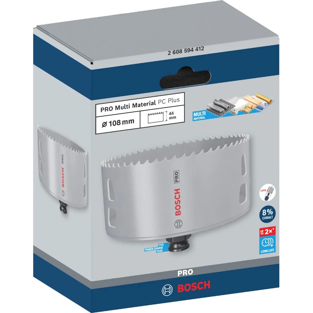Serra craniana PRO Multi Material PC Plus, 108 mm refª 2608594412 BOSCH - 2608594412 - Ferramentaspro.pt