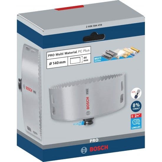 Bosch Serra de Coroa PRO Multi Material Power Change Plus (PC Plus) Ø 140 mm