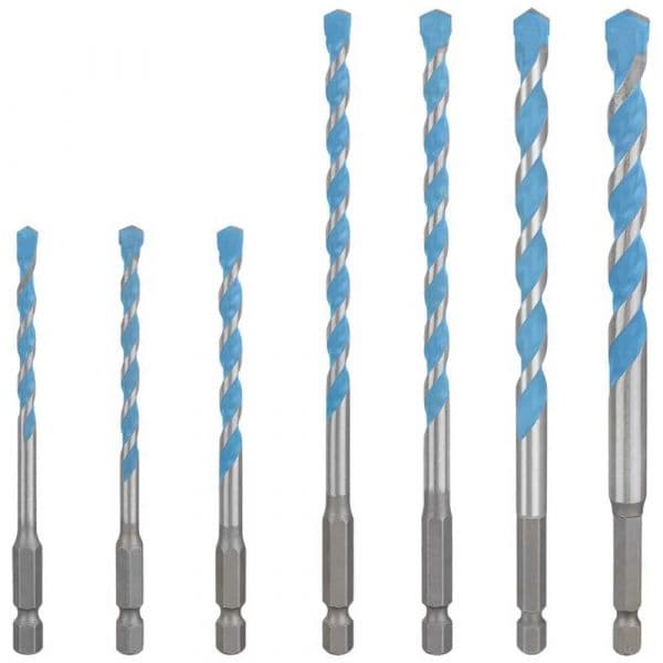 Bosch Conjunto de Brocas EXPERT HEX-9 Multi Construction 7 Peças 5-10 mm