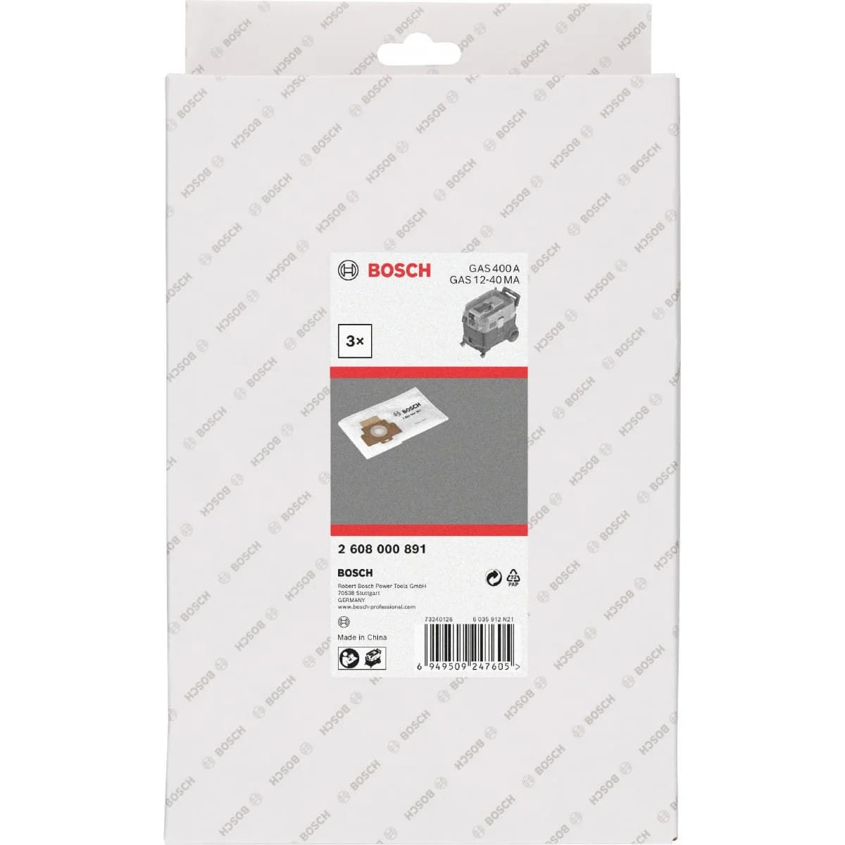 Saco de velo refª 2608000891 BOSCH - 2608000891 - Ferramentaspro.pt