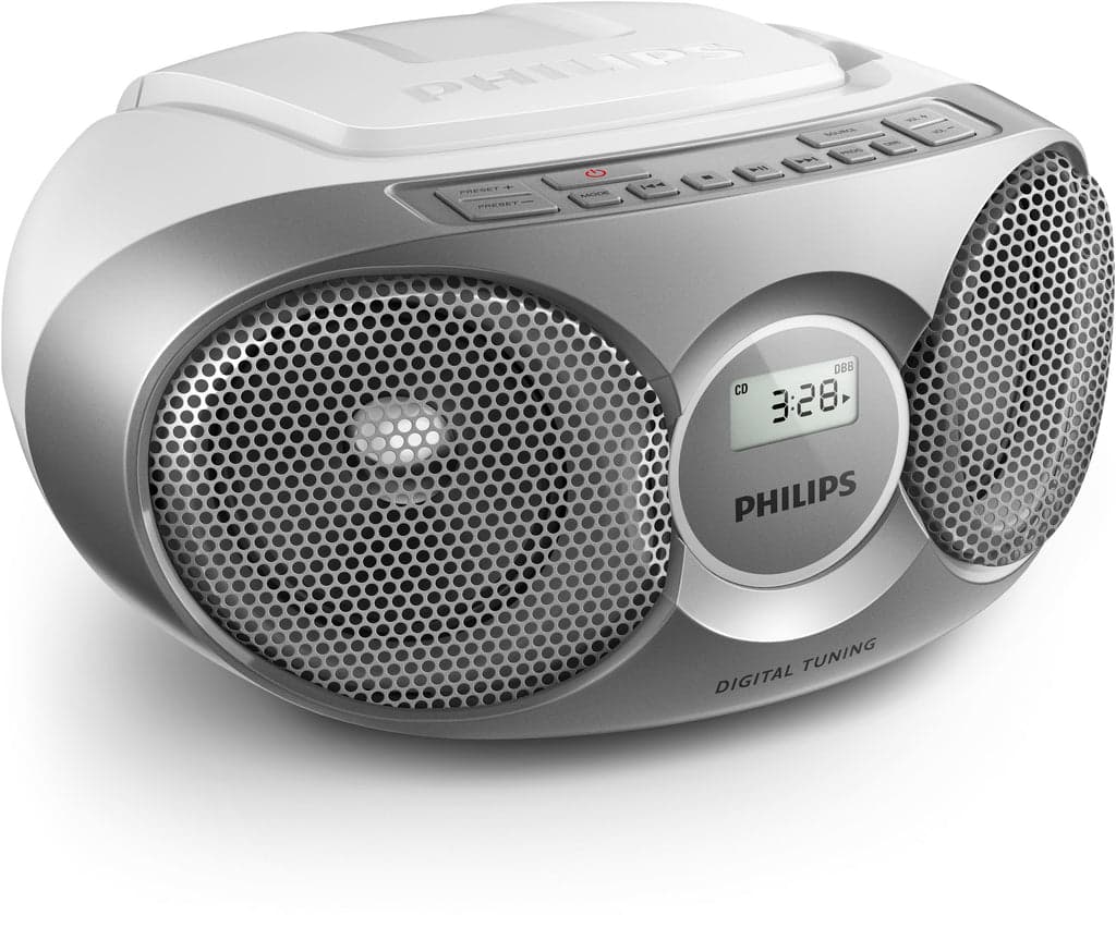 Philips AZ215S/12 aparelho de som portátil 3 W Prateado