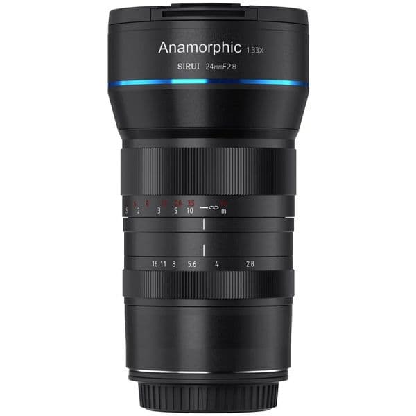 Objetiva Sirui 24mm f/2.8 Anamórfica 1.33X S35 Montagem RF