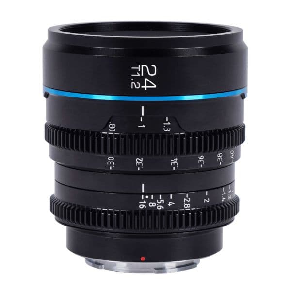 Objetiva SIRUI 24mm T/1.2 Nightwalker S35 MF Cine Montagem Canon RF - SIRUISIMS24RG