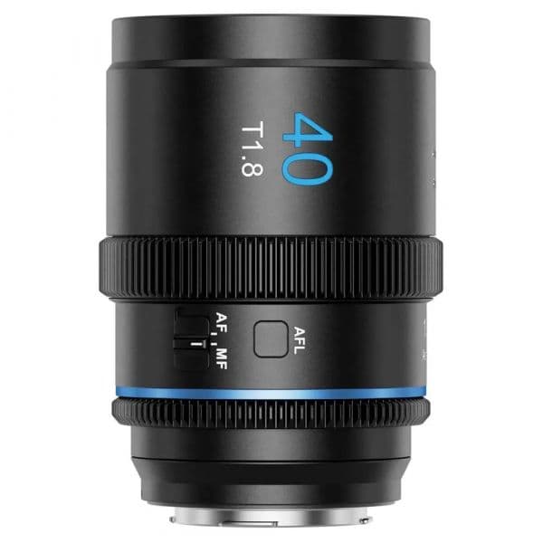 Objetiva Sirui 40mm T1.8 1.33X S35 APSC AF Cine Sony E-mount Azul