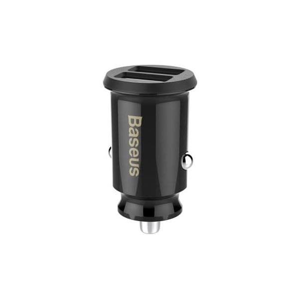 Baseus Carregador Isqueiro Baseus 2-USB/3.1A Preto