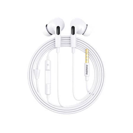 AUSCULTADORES REMAX RM-533, 3,5 MINI JACK, 1,2 M BRANCO