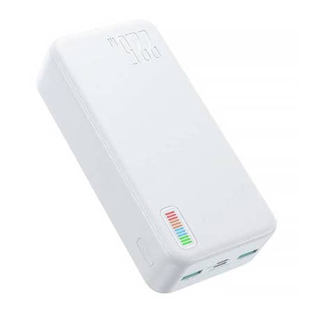 Joyroom powerbank 30000mAh Dazzling Series 22.5W branco (QP196)