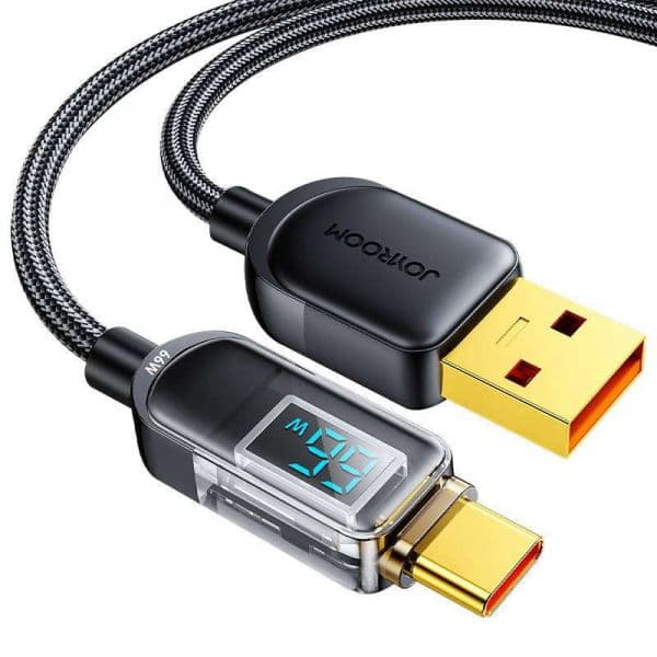 Joyroom Cabo Prisma Usb Tipo C 66 W 1,2 M S-Ac066a16 Preto