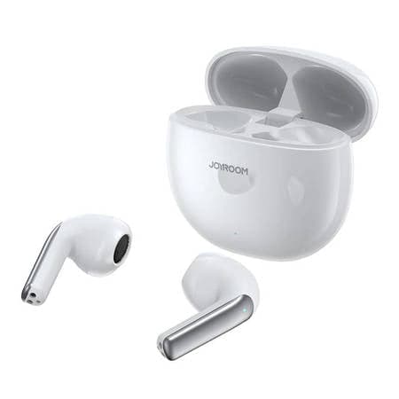 Fones de ouvido sem fio Joyroom Jpods Series JR-PB1 TWS ENC IPX4 - brancos