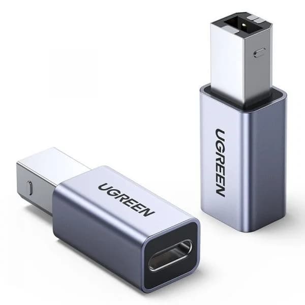 Ugreen Adaptador USB-B - USB-C Cinza