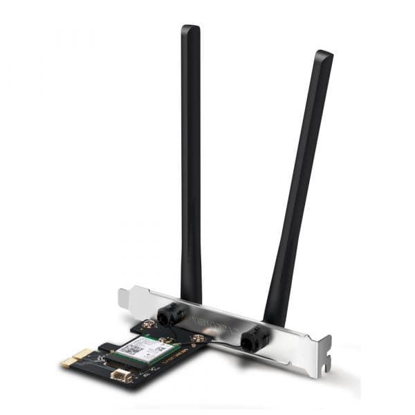 Mercusys MA80XE Adaptador WLAN/Bluetooth Wi-Fi 6 AX3000 Preto