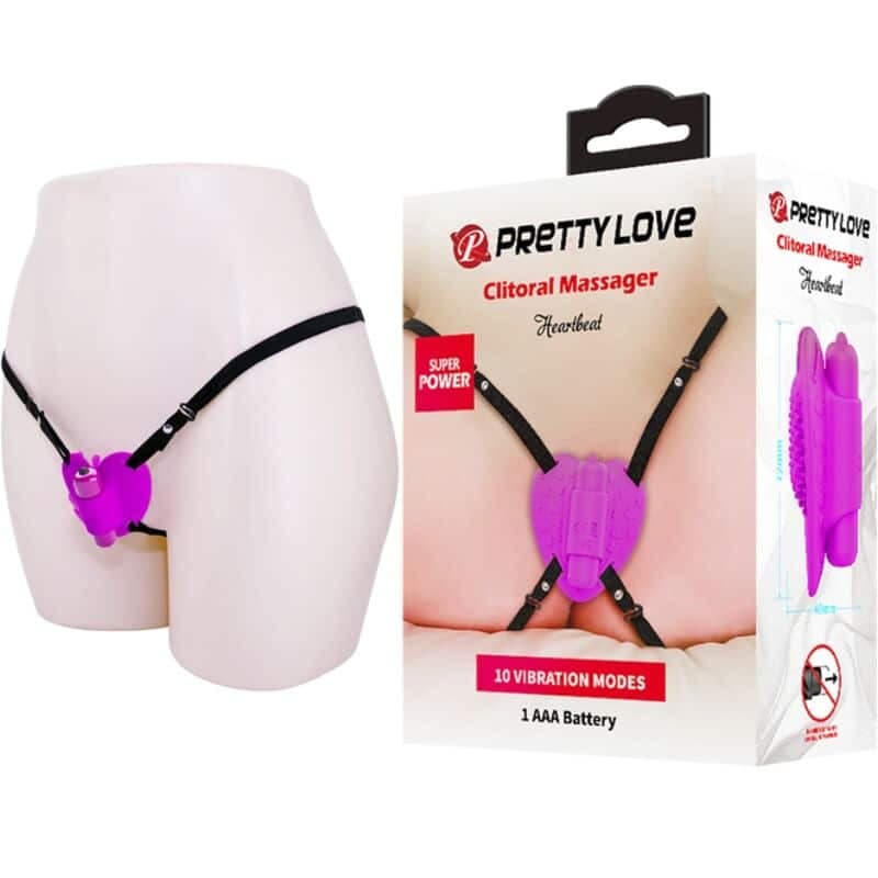 Pretty Love Heartbeat Estimulador de Clitóris Roxo
